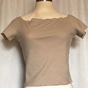 BaeVely ribbed crop top